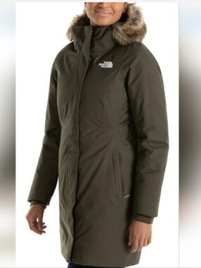 Women's North Face jump down parka